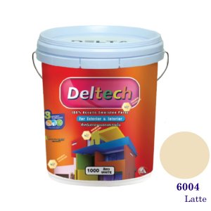 Deltech สีน้ำอะครีลิคภายนอก 6004 Snow Peach-5gl.