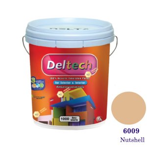 Deltech สีน้ำอะครีลิคภายนอก 6009 Nutshell-5gl.