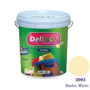 Deltech สีน้ำอะครีลิคภายใน 2003 Barley White-5gl.