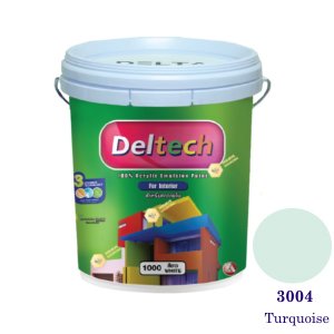 Deltech สีน้ำอะครีลิคภายใน 3004 Turquoise-5gl.