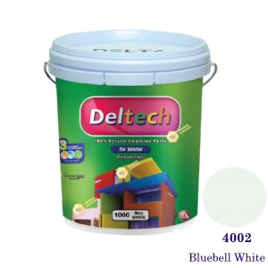 Deltech สีน้ำอะครีลิคภายใน 4002 Bluebell White-5gl.