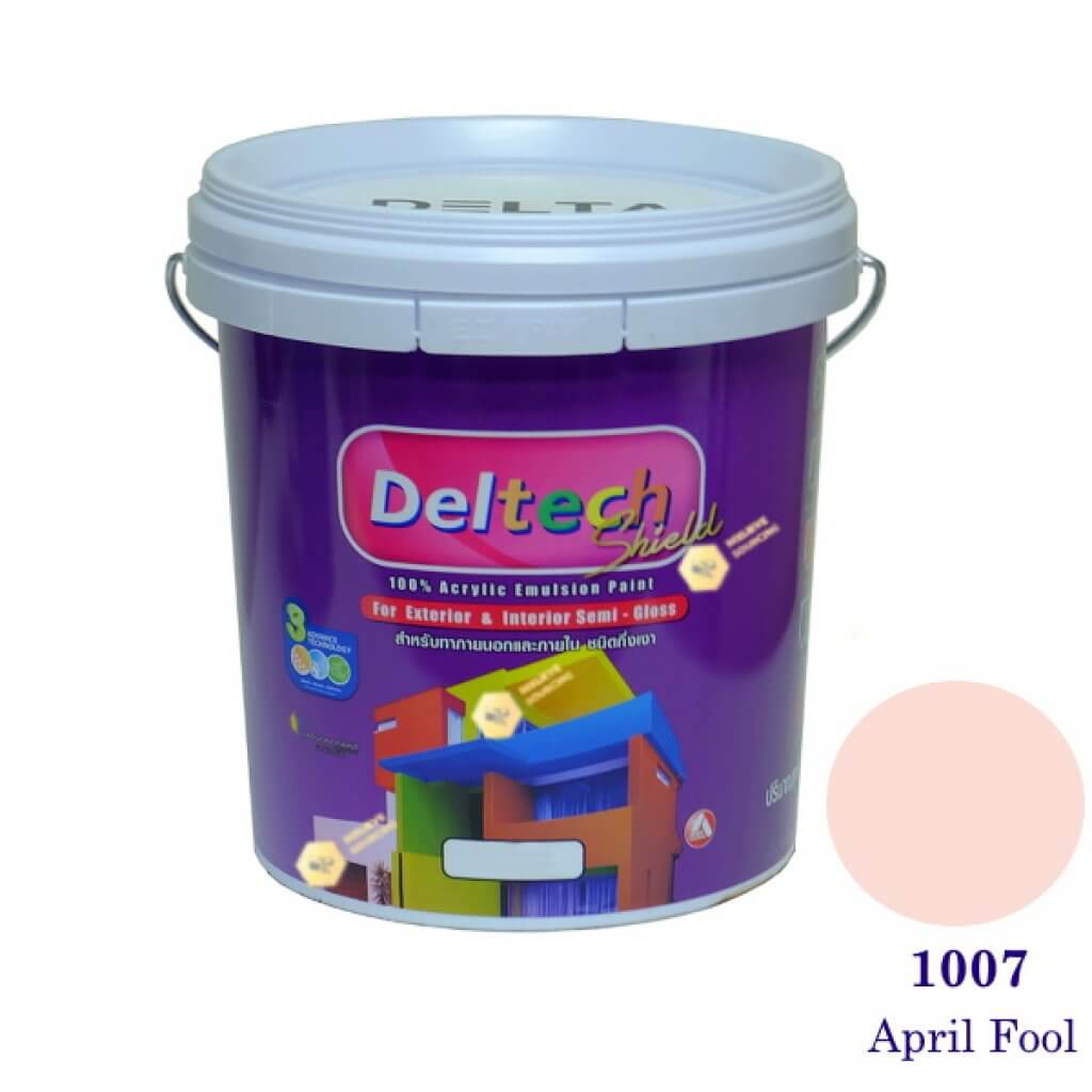 Deltech สีน้ำอะครีลิคกึ่งเงา SG-1007 April Fool-5gl.