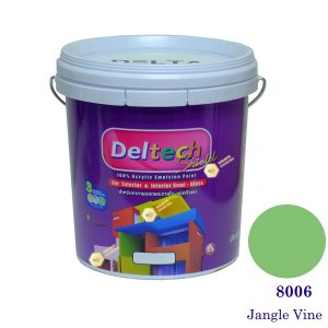 Deltech สีน้ำอะครีลิคกึ่งเงา SG-8006 Jangle Vine-L (สีเข้ม)