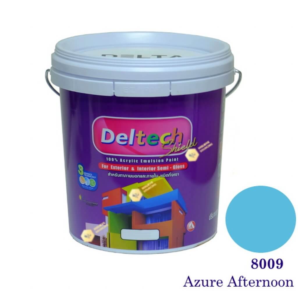 Deltech สีน้ำอะครีลิคกึ่งเงา SG-8009 Azure Afternoon-L (สีเข้ม)