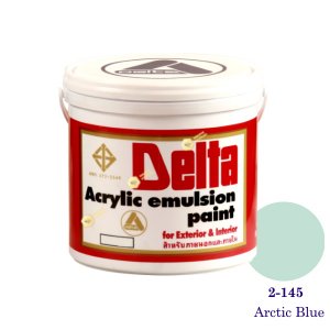เดลต้า สีน้ำอะครีลิคภายนอก 2-145 Arctic Blue 1gl.