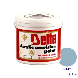 เดลต้า สีน้ำอะครีลิคภายนอก 2-147 Billow 1gl.