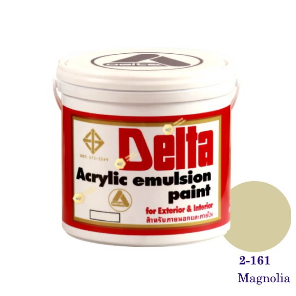 เดลต้า สีน้ำอะครีลิคภายนอก 2-161 Magnolia 1gl.