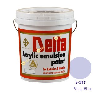 เดลต้า สีน้ำอะครีลิคภายนอก 2-197 Vase Blue 5gl.
