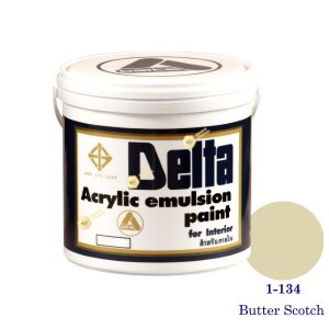 เดลต้า สีน้ำอะครีลิคภายใน 1-134 Butter Scotch 1gl.