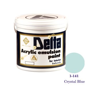 เดลต้า สีน้ำอะครีลิคภายใน 1-141 Crystal Blue 1gl.