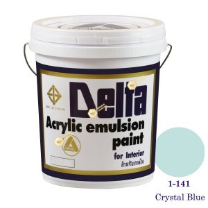 เดลต้า สีน้ำอะครีลิคภายใน 1-141 Crystal Blue 5gl.