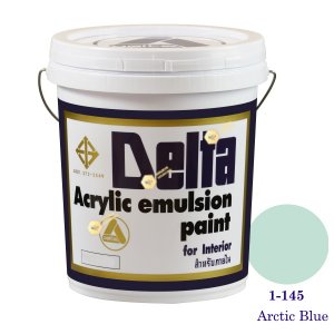 เดลต้า สีน้ำอะครีลิคภายใน 1-145 Arctic Blue 5gl.