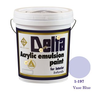 เดลต้า สีน้ำอะครีลิคภายใน 1-197 Vase Blue 5gl.
