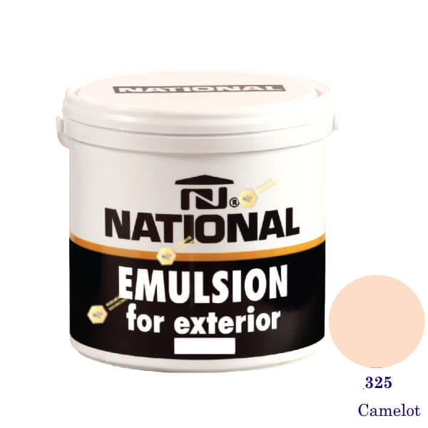NATIONAL สีน้ำอะครีลิคภายนอก 325 Camelot-1gl
