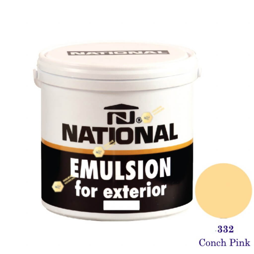 NATIONAL สีน้ำอะครีลิคภายนอก 332 Conch Pink-1gl