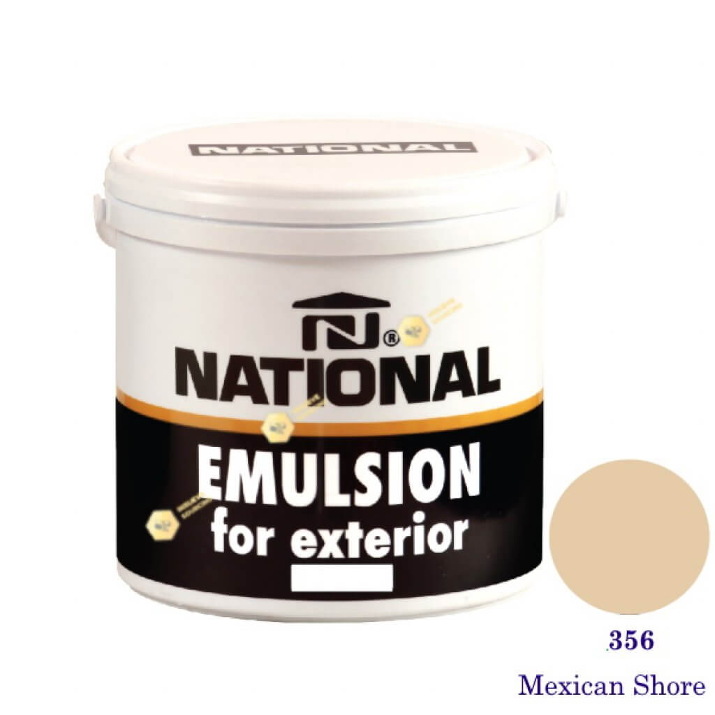 NATIONAL สีน้ำอะครีลิคภายนอก 356 Mexican Shore-1gl