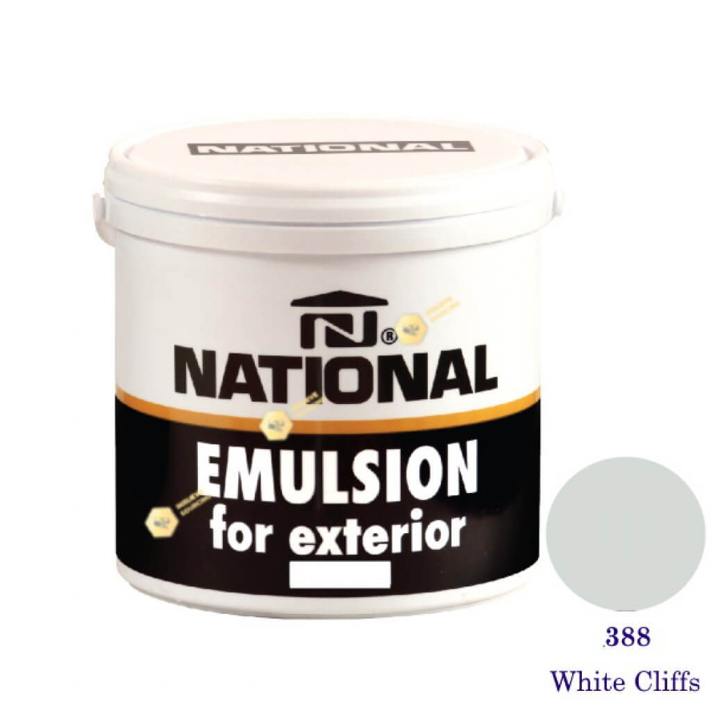 NATIONAL สีน้ำอะครีลิคภายนอก 388 White Cliffs-1gl