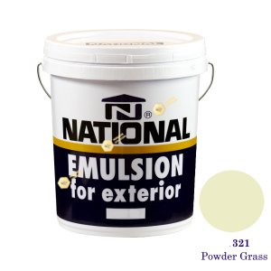 NATIONAL สีน้ำอะครีลิคภายนอก 321 Powder Grass -5gl