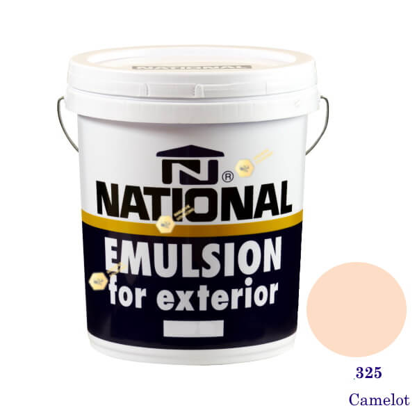 NATIONAL สีน้ำอะครีลิคภายนอก 325 Camelot-5gl
