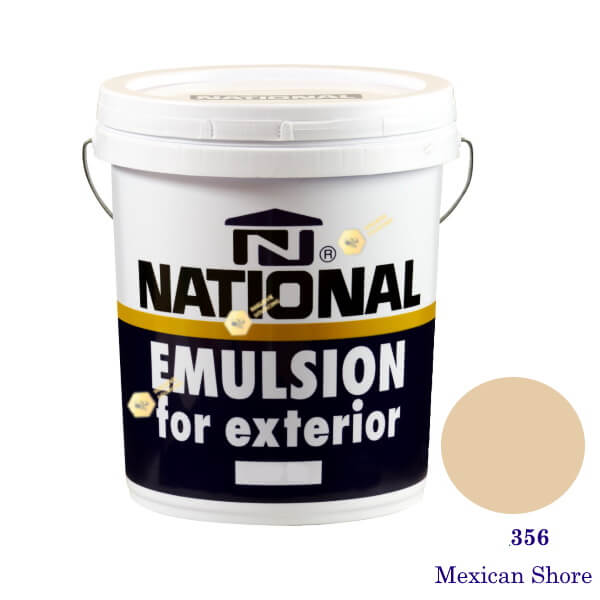 NATIONAL สีน้ำอะครีลิคภายนอก 356 Mexican Shore-5gl