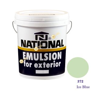 NATIONAL สีน้ำอะครีลิคภายนอก 372 Ice Blue-5gl