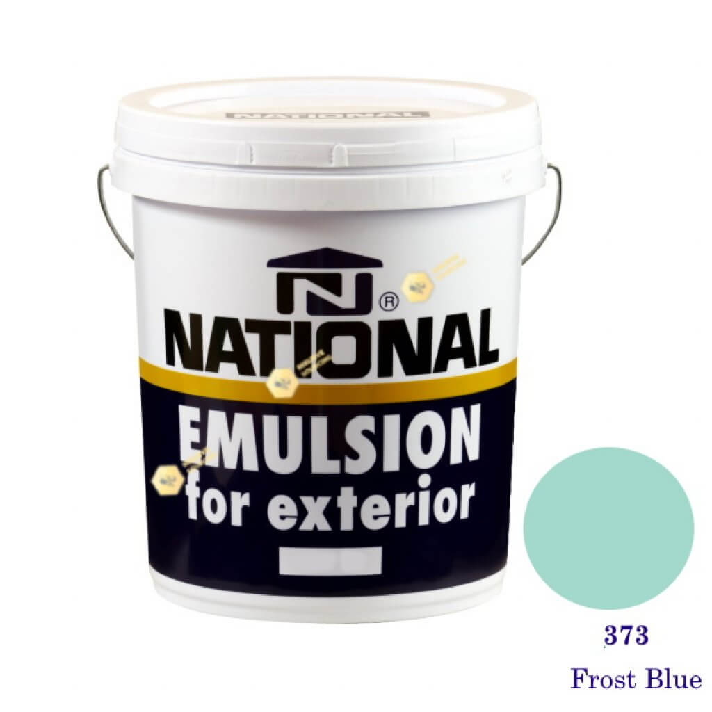 NATIONAL สีน้ำอะครีลิคภายนอก 373 Frost Blue-5gl