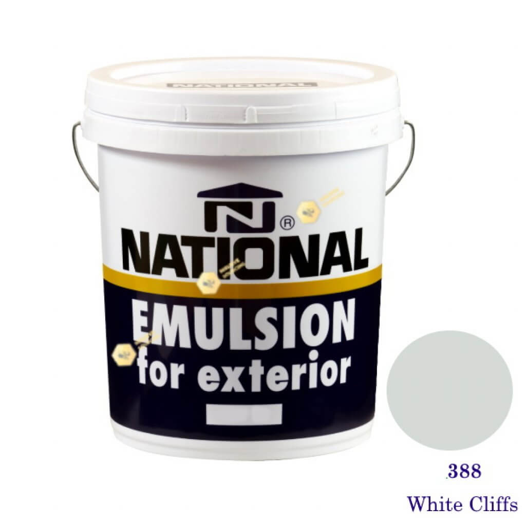 NATIONAL สีน้ำอะครีลิคภายนอก 388 White Cliffs-5gl
