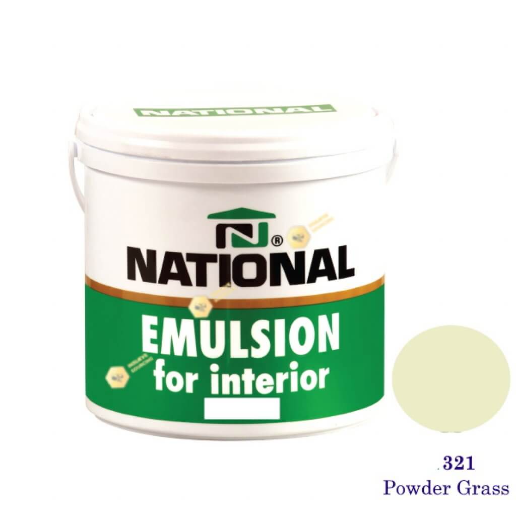 NATIONAL สีน้ำอะครีลิคภายใน 321 Powder Grass-1gl