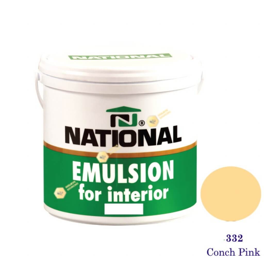 NATIONAL สีน้ำอะครีลิคภายใน 332 Conch Pink-1gl