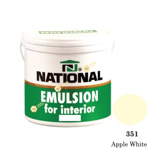 NATIONAL สีน้ำอะครีลิคภายใน 351 Apple White-1gl