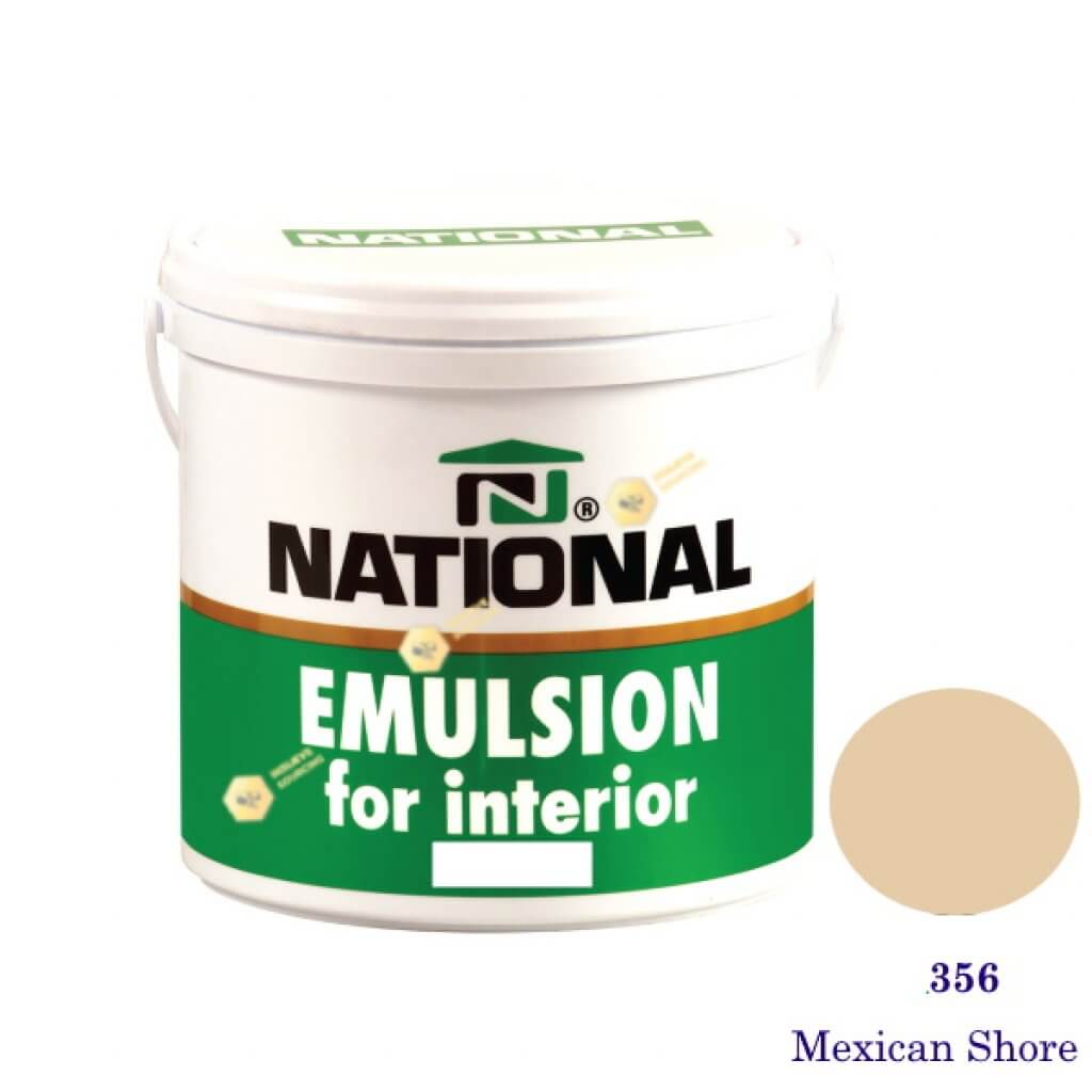 NATIONAL สีน้ำอะครีลิคภายใน 356 Mexican Shore-1gl