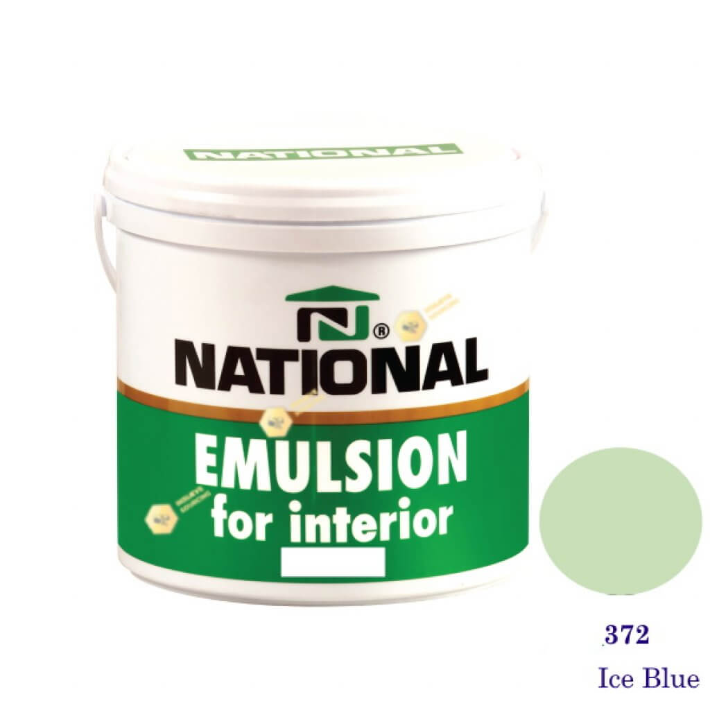 NATIONAL สีน้ำอะครีลิคภายใน 372 Ice Blue-1gl