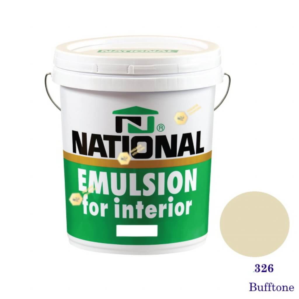NATIONAL สีน้ำอะครีลิคภายใน 326 Bufftone-5gl
