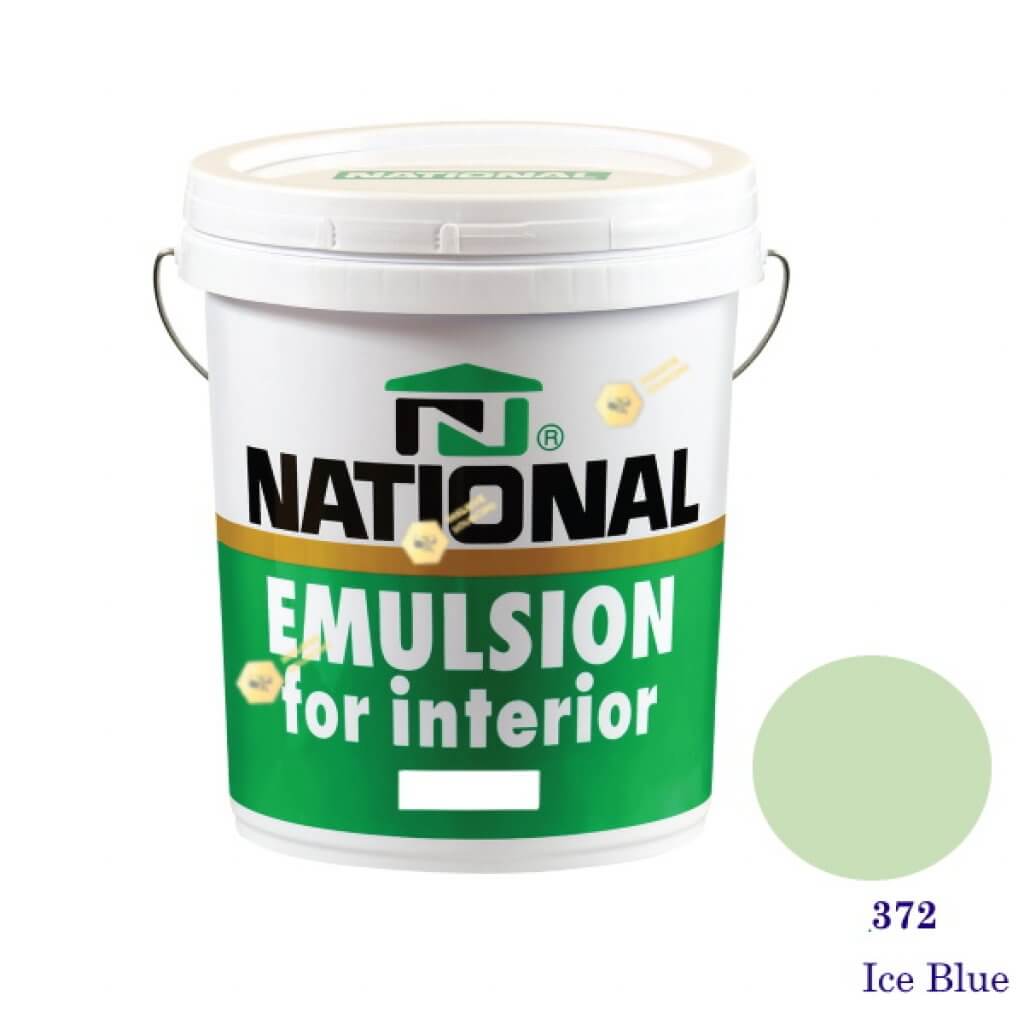 NATIONAL สีน้ำอะครีลิคภายใน 372 Ice Blue-5gl