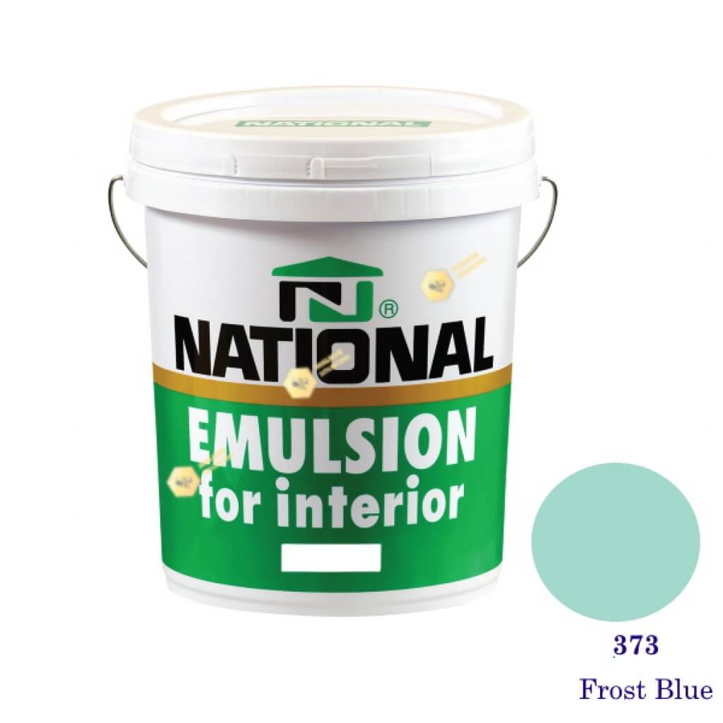 NATIONAL สีน้ำอะครีลิคภายใน 373 Frost Blue-5gl