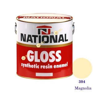 NATIONAL GLOSS สีเคลือบน้ำมัน 304 Magnolia-1gl
