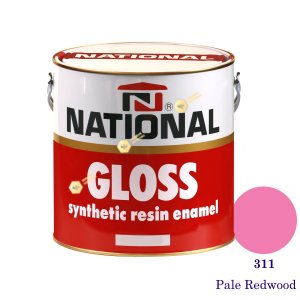 NATIONAL GLOSS สีเคลือบน้ำมัน 311 Pale Redwood-1gl