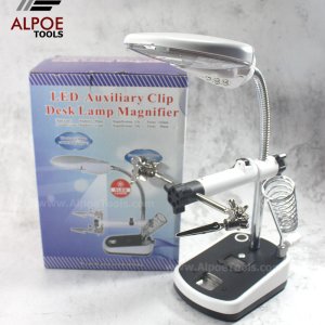 แว่นขยายตั้งโต๊ะ พร้อมตัวจับ รุ่น MG16090C
