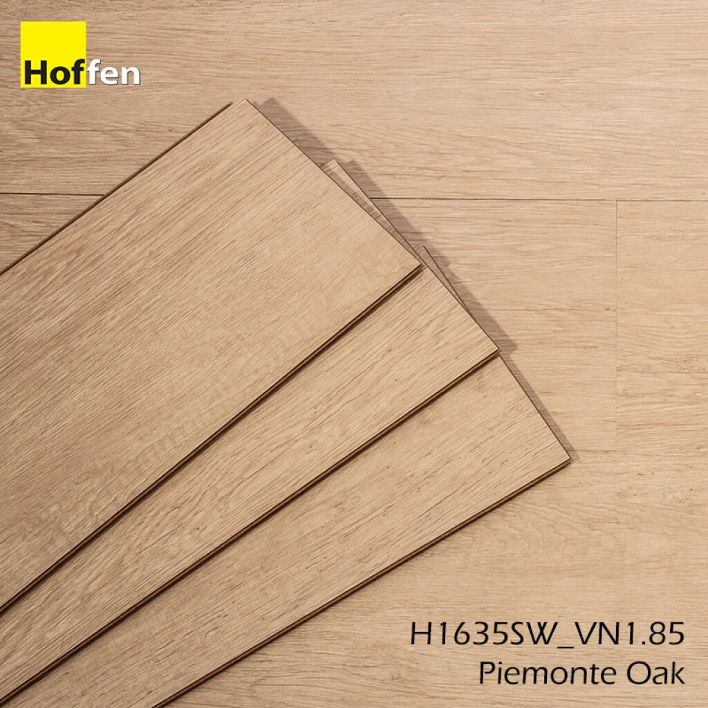 พื้นไม้ลามิเนต HOFFEN 8 มม. สี1635 Piemonte Oak