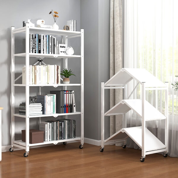 ชั้นวางของสแตน 3-5ชั้น ล้อเลื่อนพับเก็บได้ C2L014-C2L019