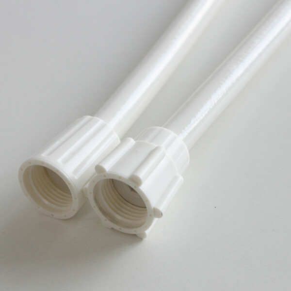 DONMARK สายฝักบัวสีขาว สายเครื่องทำน้ำอุ่น PVC 48" 120cm. รุ่น ET-W120 - Image 3