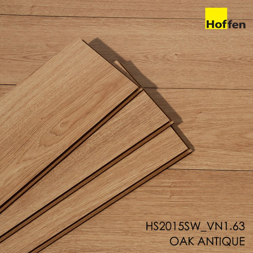 พื้นไม้ลามิเนต HOFFEN 12 มม. สี 2015 Oak Antique