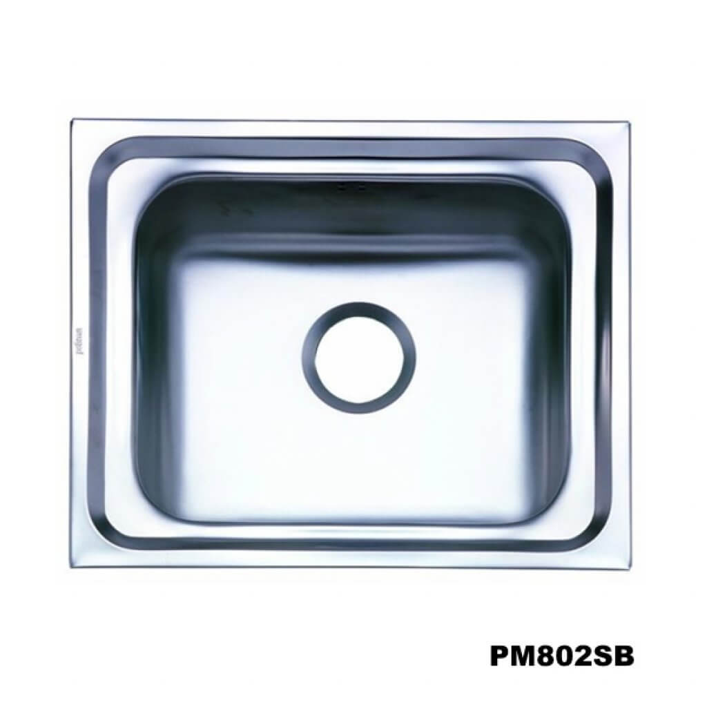 อ่างซิงค์1หลุม สะดือB-PM802SB