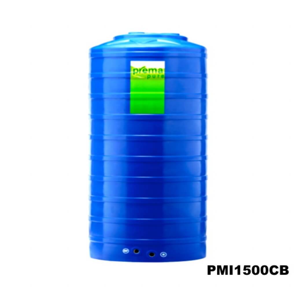 ถังเก็บน้ำบนดิน PREMA สีฟ้า ขนาด 1500 ลิตร