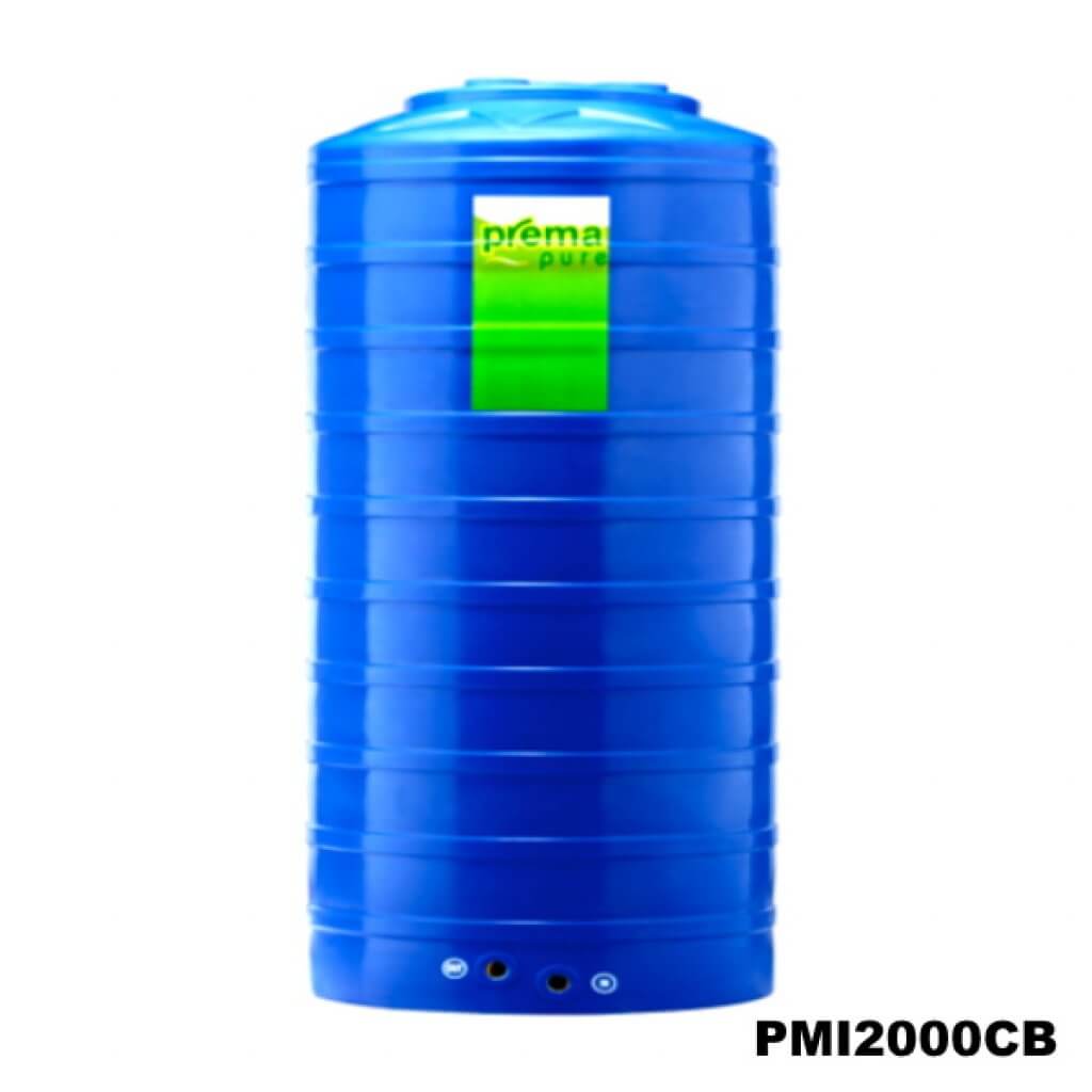 ถังเก็บน้ำบนดิน PREMA สีฟ้า ขนาด 2000 ลิตร