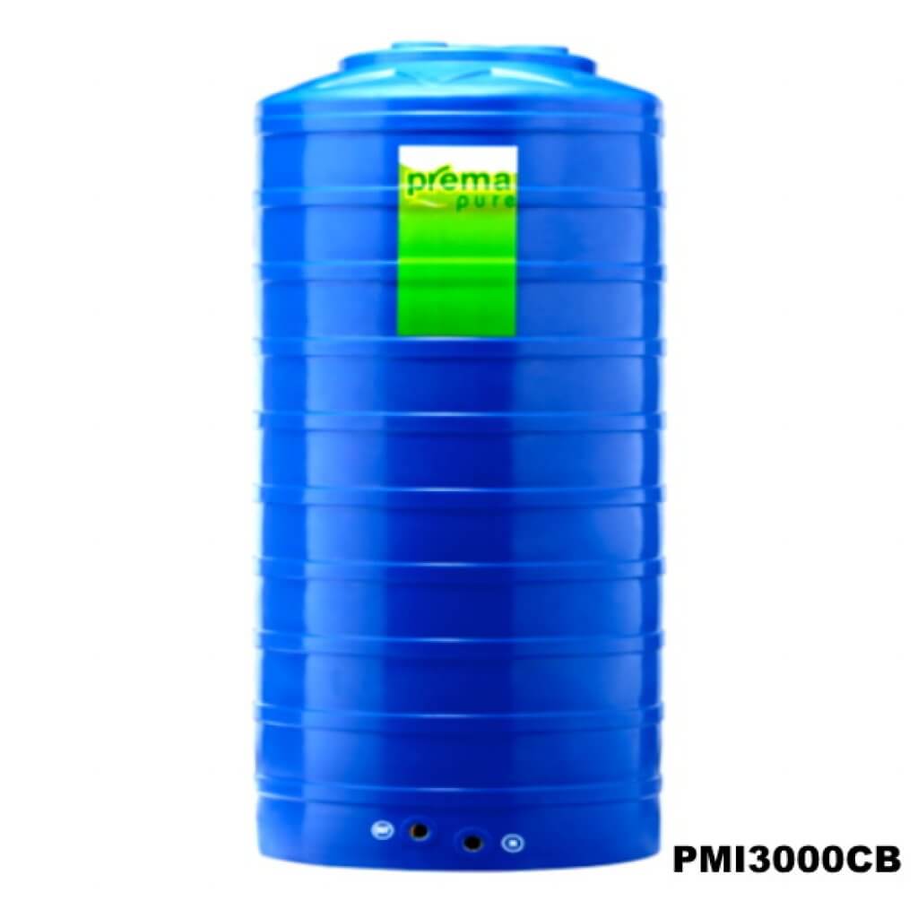 ถังเก็บน้ำบนดิน PREMA สีฟ้า ขนาด 3000 ลิตร