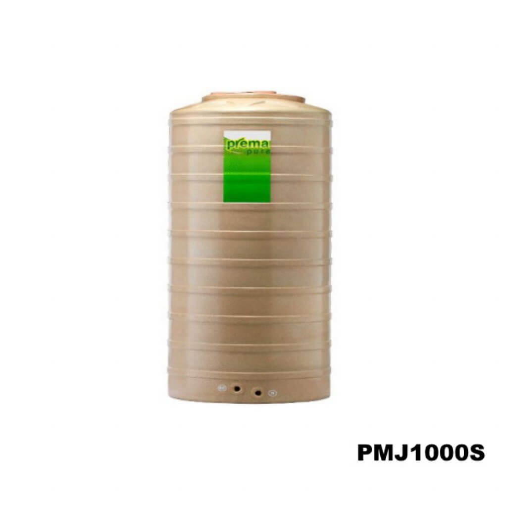 ถังเก็บน้ำบนดิน PREMA สีแซนด์สโตน ขนาด 1000 ลิตร