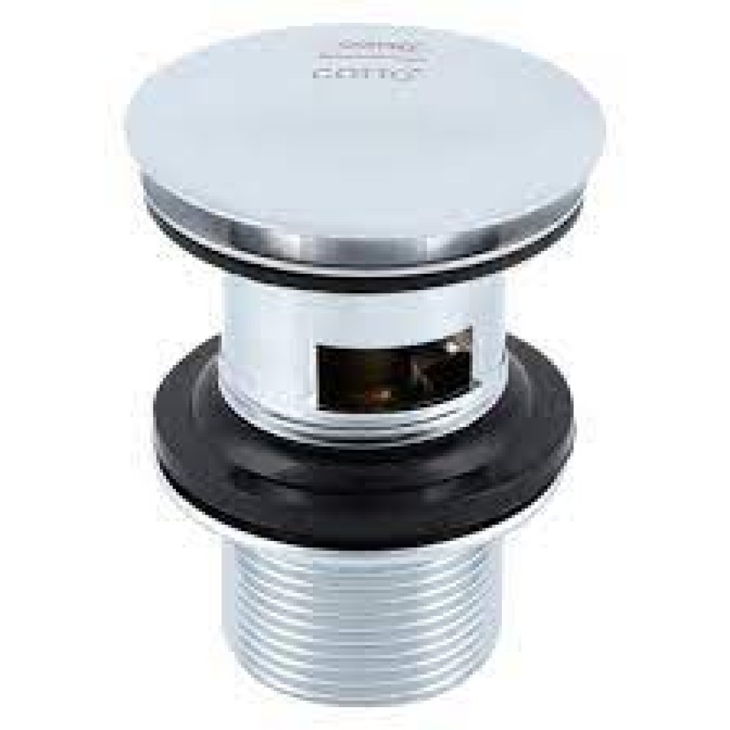 COTTO CT665(HM) ชุดสะดืออ่างล้างหน้าแบบกด(มีรูน้ำล้น) คอตโต้