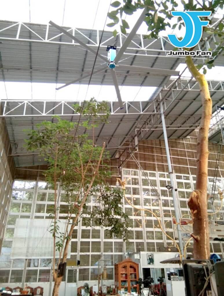 Jumbofan HVLS พัดลมยักษ์ พัดลมเพดานขนาดใหญ่ ขนาด 4.9เมตร