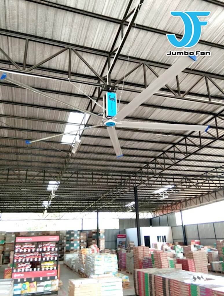 Jumbofan HVLS พัดลมยักษ์ พัดลมเพดานขนาดใหญ่ ขนาด 3.7เมตร